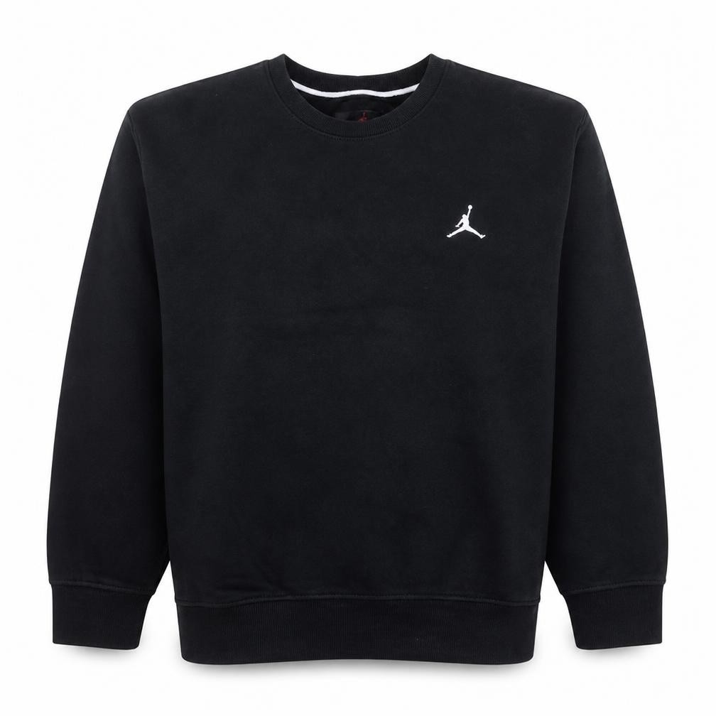 Sudadera Pullover Jordan Para Hombre Talla M Negra Estampado Gráfico Manga Larga Logo