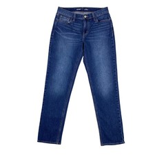 Old Navy Wow Boyfriend Jeans Womens 4 Dark Wash Mid-Rise Relaxed Denim