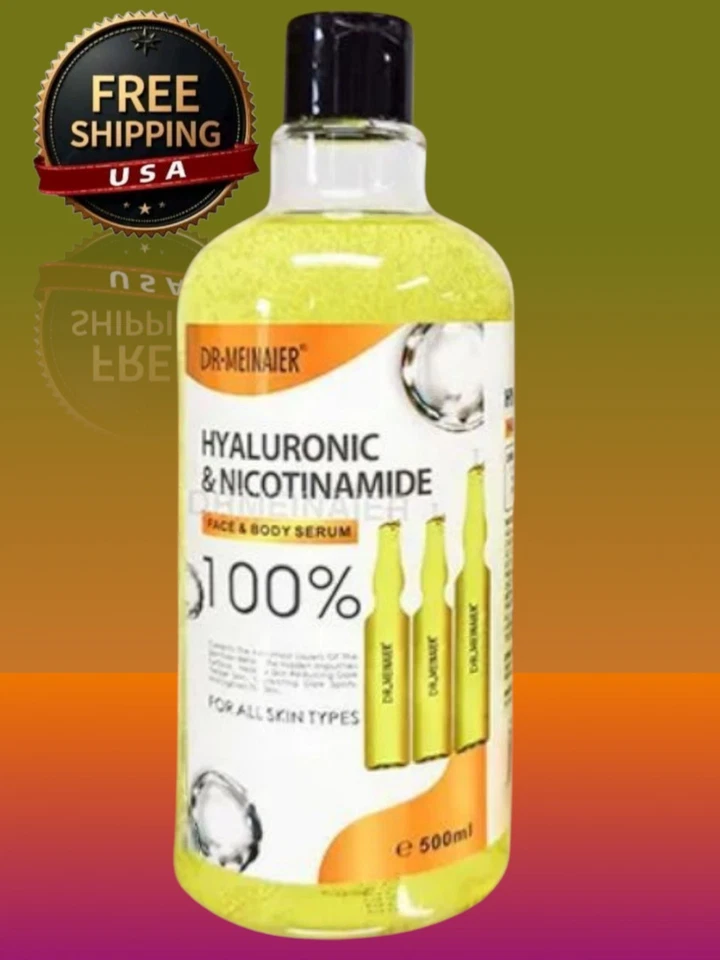  Suero corporal blanqueador intensivo antienvejecimiento iluminador de la piel, 500 ml, [stock de EE. UU.] Foto 2 de 4