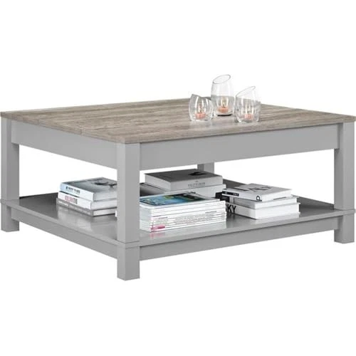 Ameriwood Home Carver Coffee Table, Gray - Image 2 of 4