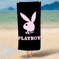 Playboy Bunny Strandtuch 70X140 Cm 100% Baumwolle Badetuch Handtuch