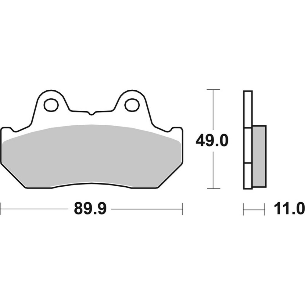 Free Shipping Brembo Sintered Brake Pads 07HO10SA for Motorcycle
