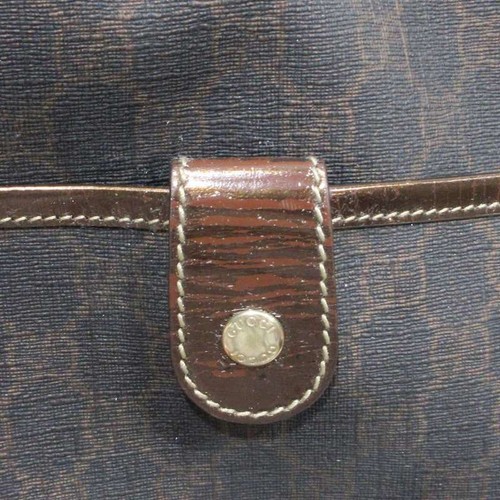 Gucci Hobo Shoulder Bag Handbag Gg Supreme Switchable Leather Metallic 190258 - Picture 7 of 9
