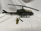 HASBRO 1983 GI JOE DRAGONFLY XH-1 HELICOPTER NEAR COMPLETE w/ FIGURE