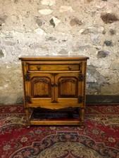 SOLID OAK CONSOLE TABLE HALL TABLE