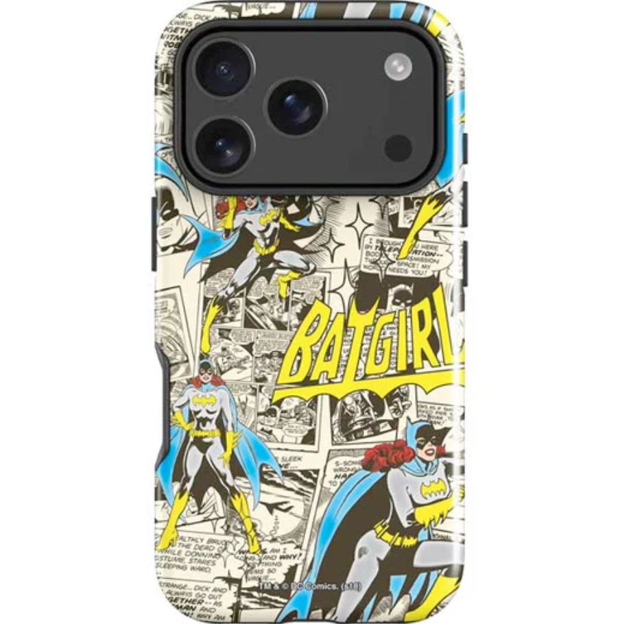 DC Comics Batman Batgirl Vintage Action pose patiPhone Case