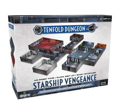 Gale Force Nine: Tenfold Dungeon - Starship Vengeance - Modular Terrain Set