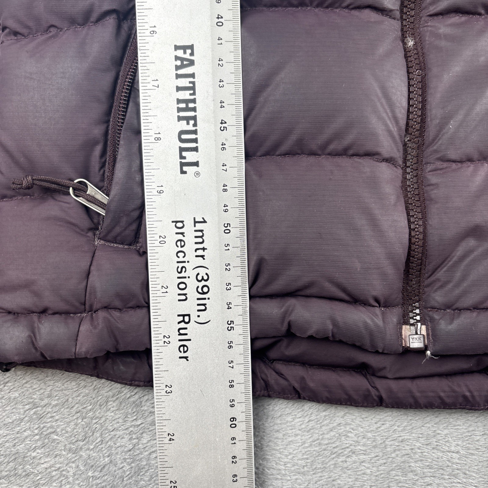 The North Face Nuptse Gilet 700 S/P Purple Body Warmer Womens Authentic image 8