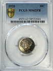 1920 Mercury Dime, MS 62 FB PCGS, NR