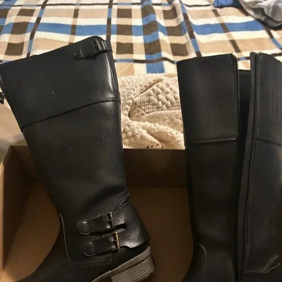 clarks knee high boots - image 1