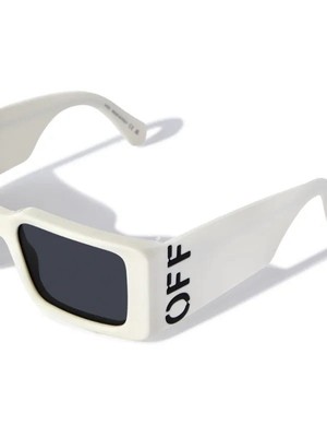 Off-White Men Sunglasses White Grey Square OERI097 MILANO  display picture 1