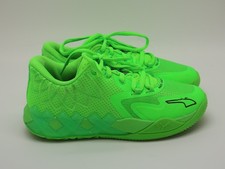 Puma LaMelo Ball MB.01 Lo "Green Gecko" Volt Sneakers 377368-07 GS Size 6