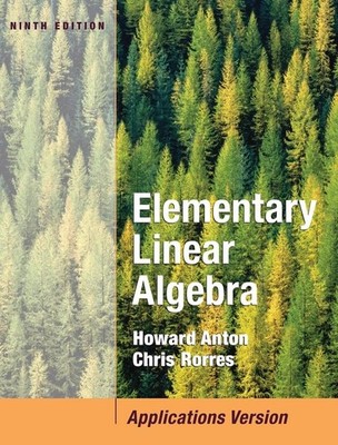 Elementary Linear Algebra with Applications: Applications Version