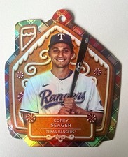 2024 Topps Holiday Corey Seager #MLBO-15 Die-Cut Ornament Box Topper Rangers