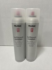 Rusk 2 Designer Collection W8less Strong Hold Shaping  Control Hairspray 10 Oz