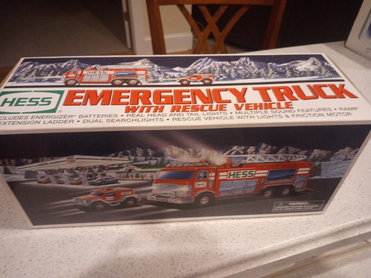 Hess 2005 Emergency Truck With Rescue Vehicle - N128 for sale
