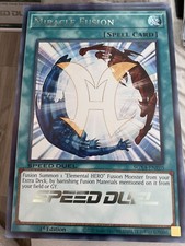 Official Giant Card Miracle Fusion Yu-Gi-Oh! GX  Konami Elemental HERO