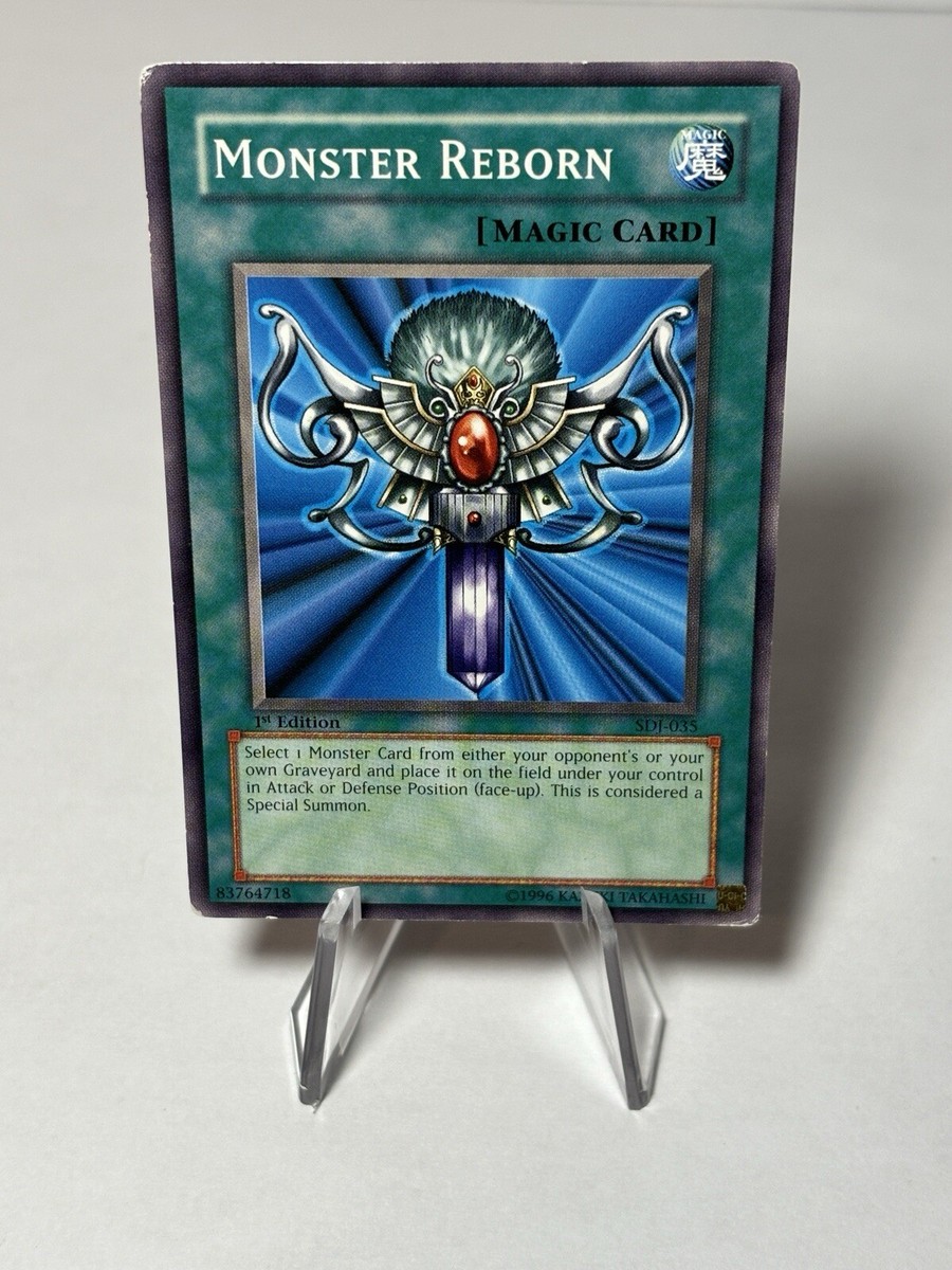 Monster Reborn - SDP-035 - Common - 1st Edition YuGiOh LP- | eBay