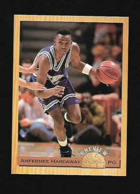 1993 Classic Draft 1 / 17,500 Anfernee Hardaway Preview Card Rookie Memphis St
