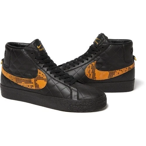 Nike SB Supreme Blazer Mid Noir UK 10 US 45 * VENDEUR DE CONFIANCE *