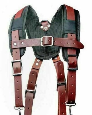 leather tool belt suspenders