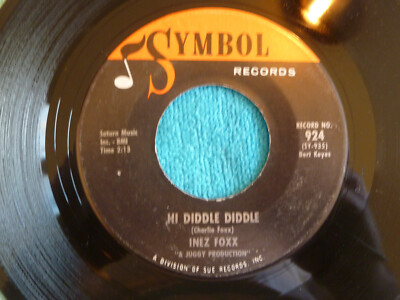 INEZ FOXX Hi Diddle Diddle / Talk With Me 45 rpm SYMBOL 1963 SOUL