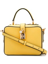 Authentic DOLCE & GABBANA Rosaria Shoulder Leather Bag, Retail $2795