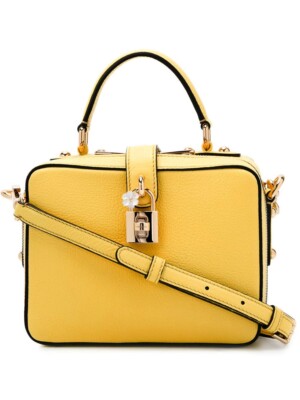 Authentic DOLCE & GABBANA Rosaria Shoulder Leather Bag, Retail $2795 