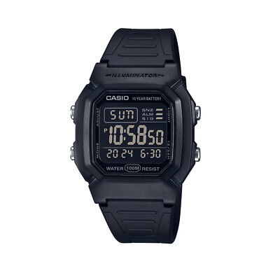 CASIO, W-800H-1BVES,Digitaluhr,Armbanduhr,Uhr,schwarz,Unisex,Watch,10 bar,NEU