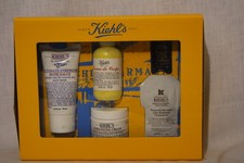 NEW 5pc KIEHL'S DELIGHTS Boxed Gift Set: Hand Salve, Body  Facial Creme, Serum