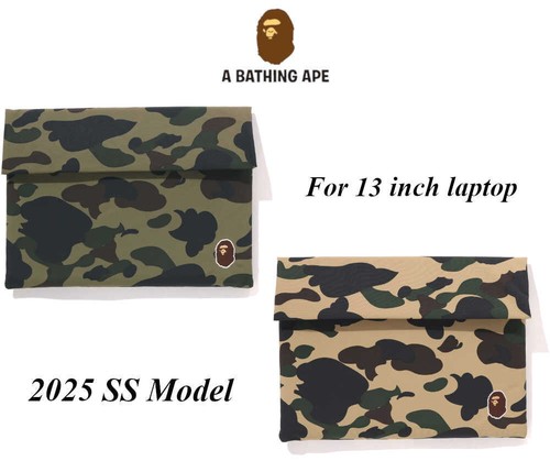 A Bathing Ape Laptop Case for 13 Inch 2025 SS Model 1ST CAMO Pattern APE HEAD JP - 第 1/11 張圖片