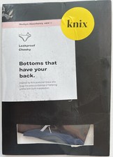 Knix Women's Medium Absorbency Leakproof Cheeky Black XS New