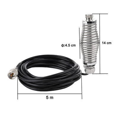 CBアンテナ Heavy-Duty Antenna Spring Mount with UHF Connector for Trucks Car