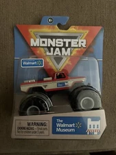 NEW Monster Jam Truck The Walmart Museum 1/64 Diecast Spin Master