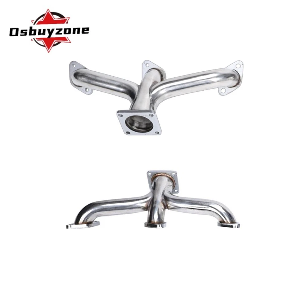 for 1932-1953 Ford Flathead V8 Car Pickup Truck Shorty Stainless Manifold Header - Image 2 of 4