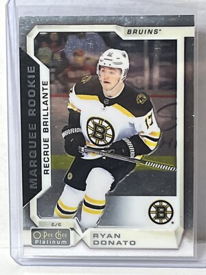 Boston Bruins - Ryan Donato - 18/19 O-Pee-Chee Platinum Marquee Rookie #155 