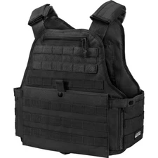 Barska Loaded Gear VX-500 Black Plate Carrier Armor Tactical Molle Vest BI12260