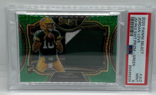 2020 Select Jordan Love Green Mojo Rookie Patch Card /5 SSP PSA 9