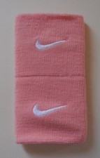 Nike Tennis Premier Wristband Bleached Coral/White 1 Pair