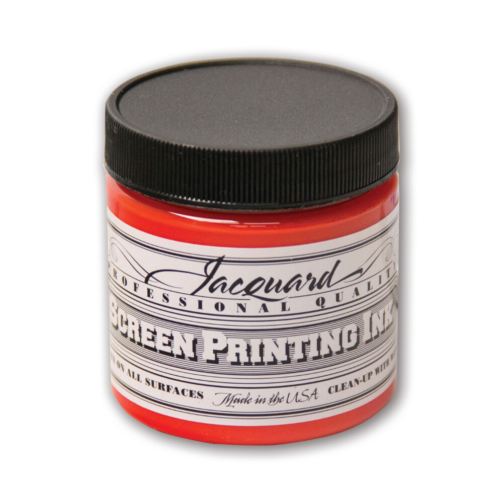 Professional Screen Printing Ink Jacquard - Scarlet - 4oz (113g)