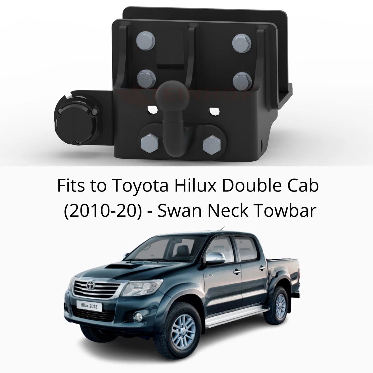 Tow Bar For Toyota Hilux Double Cab 2010 15 NO ELECTRICS