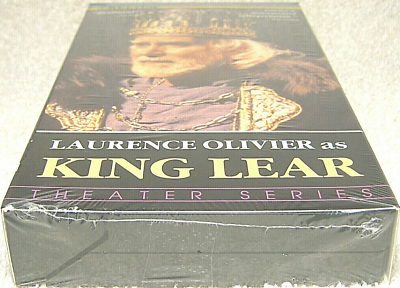 LAURENCE OLIVIER AS KING LEAR - VHS 1989 - THEATER SERIES