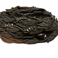 Vtg Evelyn Varon Exclusive Black Sequin Women Small Hat