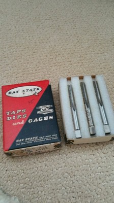 D.T.C USA 3 pc 5/16-24 nf hs g h3  TAP die set machinist auto aviation 45