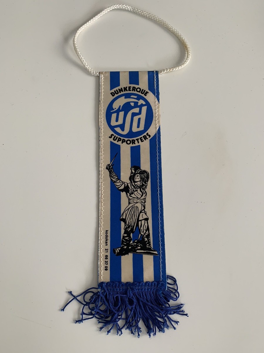 Fanion Vintage US Dunkerque - Football - Avant 2000 - Wimpel Banderin
