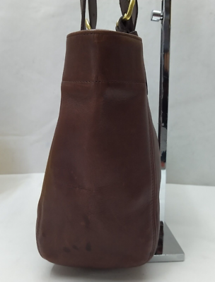 Coach Brown Leather Double Handles Tote Shoulder Bag - Vintage