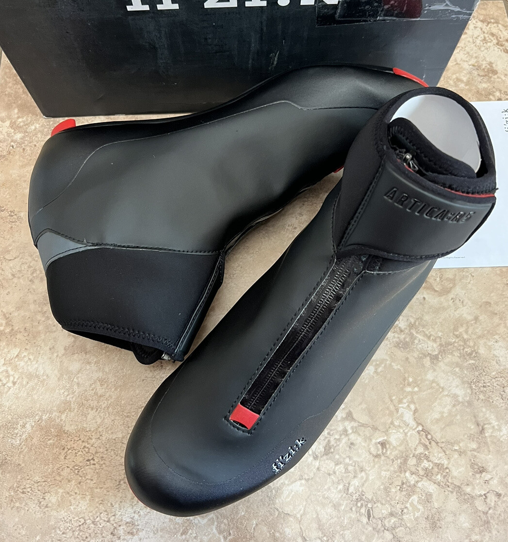 Fizik R5 Artica Winter Cycling Road Shoe Boots EU 46 US 121/4 Black