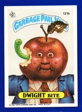 DWIGHT BITE 1986 TOPPS GPK GARBAGE PAIL KIDS STICKER #121B EXMINT NICE CORNERS