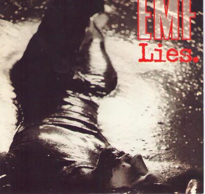 EMF. Lies / Head the Ball. Pic sleeve. Parlaphone 1991. 45rpm. VGC.