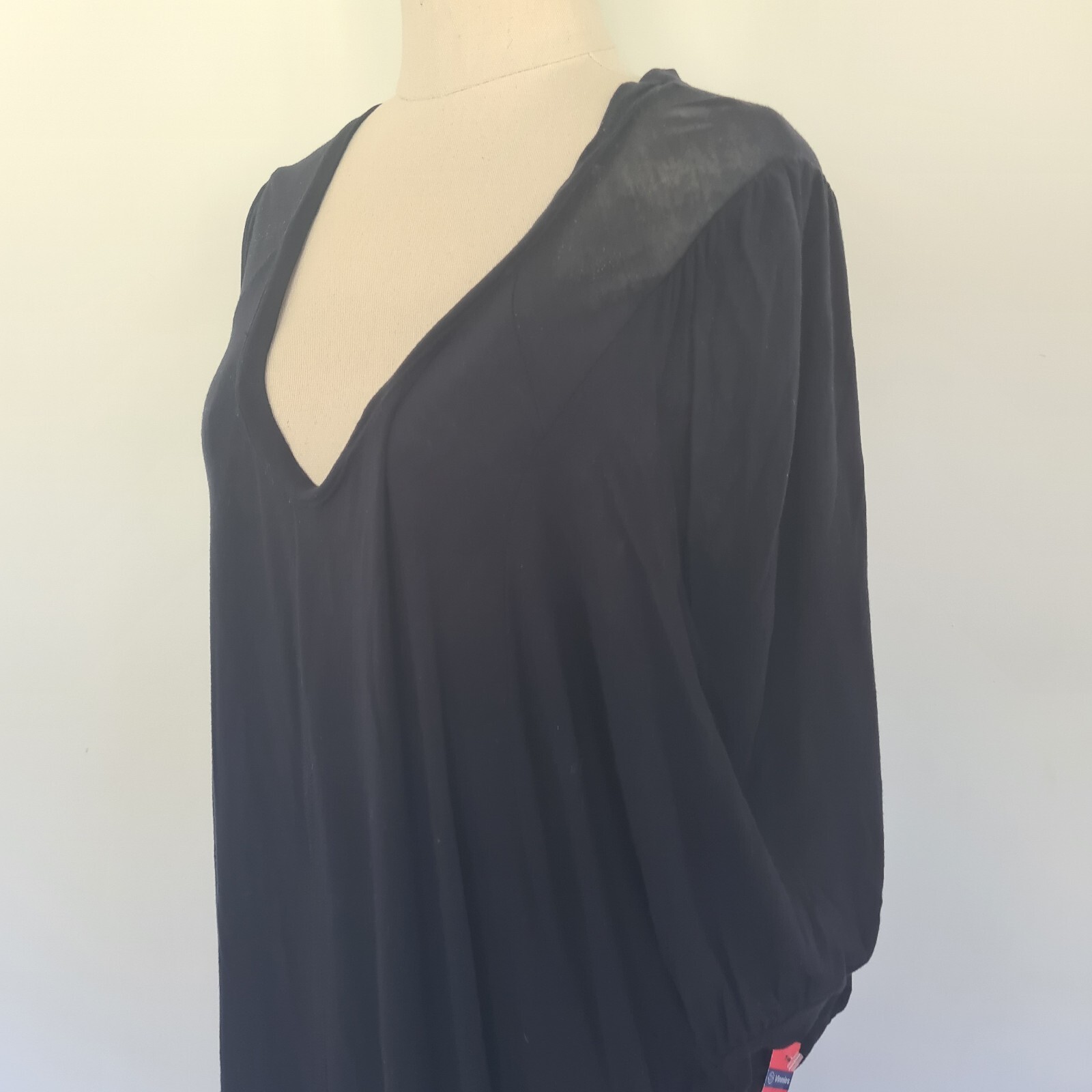 Cooper by Trelise Cooper Womens Basic Short Sleeve Dress Size L Black